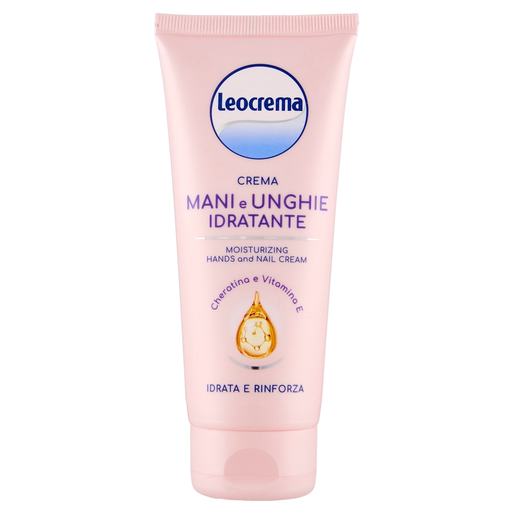 Leocrema Crema Mani e Unghie Idratante Cheratina e Vitamina E 100 ml